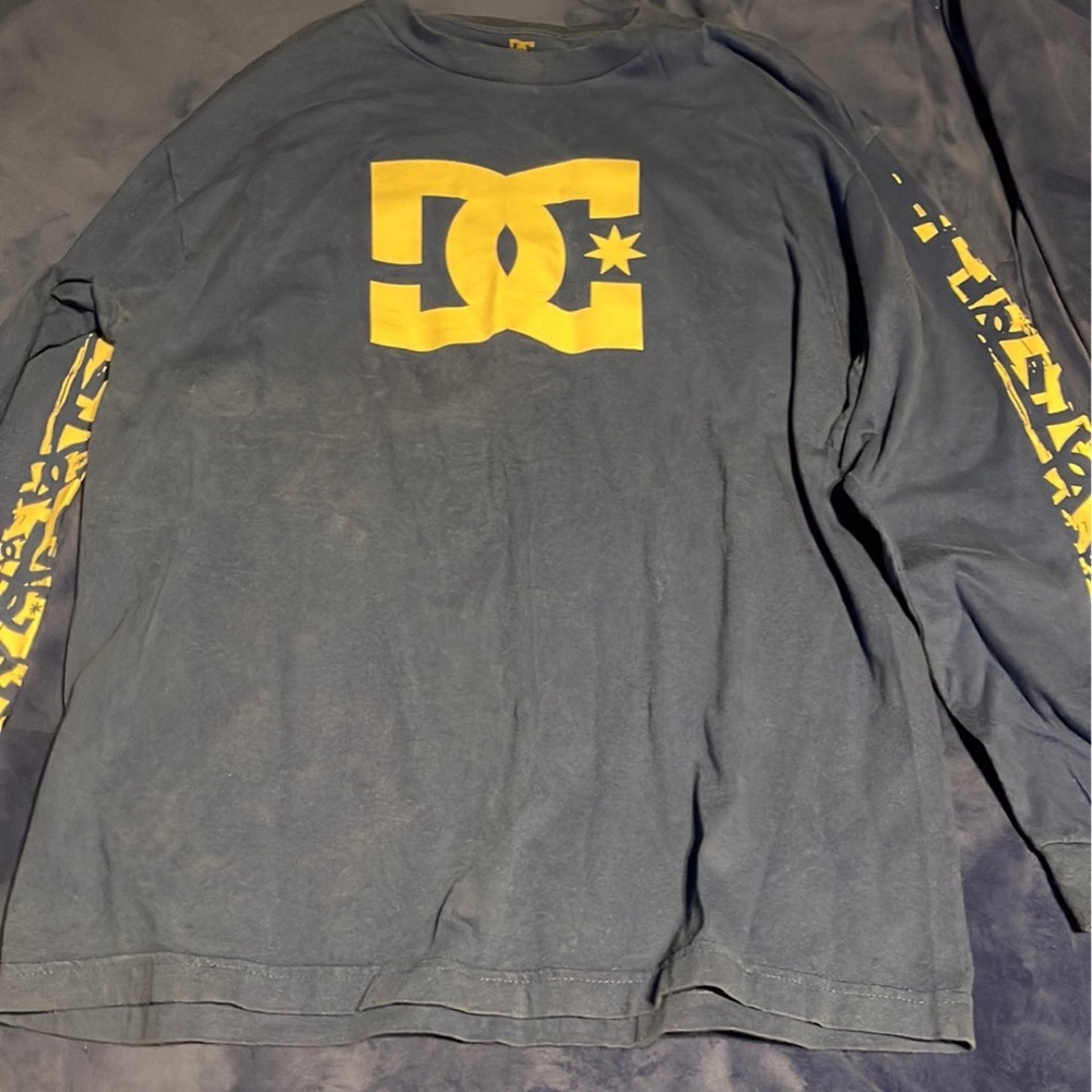 DC shoes long sleeve shirt boys size large